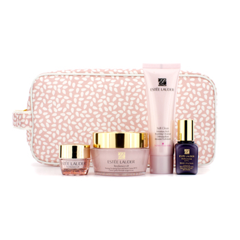 Lifting/ Firming Essentials Set:Cream 50ml + Cleanser 50ml + Perfectionnis CP+ 15ml + Resilience Eyes 5ml + Bag