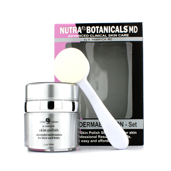 Skin Polish Set: Microderm Crystal Cream 60ml/2oz + Manual Exfoliation Tool Nutraluxe MD Image