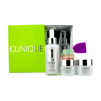 Repairwear Set: Repairwear Laser Focus 50ml + Youth Surge SPF 15 15ml + Youth Surge Night 15ml + All About Eyes 5ml Clinique Image