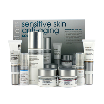 Sensitive Skin Anti-Aging Solution Kit: Cleanser + Renewal Complex + Shielding Cream + Serum +Total Protector + Eye Complex + Eye Creme MD Formulations Image
