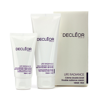 Life Radiance Set: Double Radiance Cream-Gel 100ml + Double Radiance Cream 50ml (Salon Product) Decleor Image