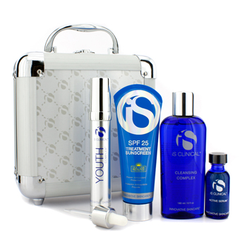 Anti-Aging Kit System: Cleansing Complex + Treatment Sunscreen + Youth Complex + Active Serum + Box