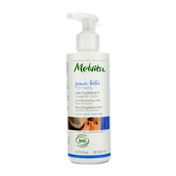 Moisturizing Milk For Baby (Face & Body) Melvita Image