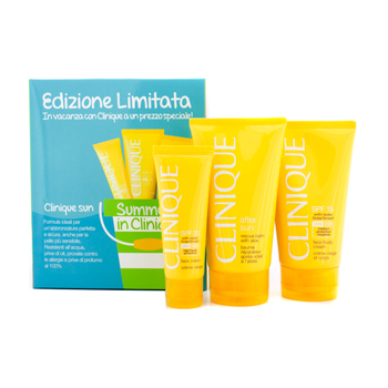 Sun Care Set: Face Cream 50ml + Face/Body Cream 150ml + After Sun Rescue Balm 150ml Clinique Image