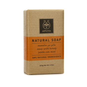Natural Soap with Honey (Ideal For All Skin Types) Apivita Image