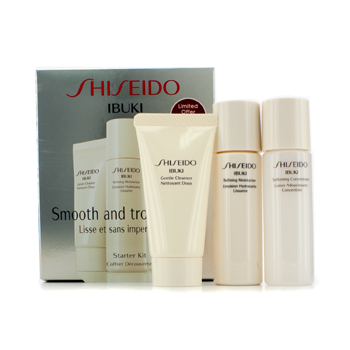 IBUKI Starter Kit: IBUKI Gentle Cleanser 30ml + IBUKI Softening Concentrate 30ml + IBUKI Refining Moisturizer 30ml Shiseido Image