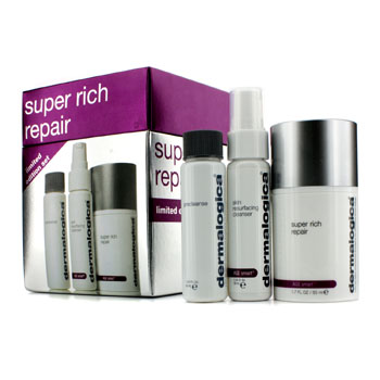 Super Rich Repair Limited Edition Set: Super Rich Repair 50ml + Precleanse 30ml + Skin Resurfacing Cleanser 30ml Dermalogica Image
