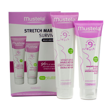 Stretch Marks Survival Kit: Stretch Marks 150ml + Specific Support Bust 125ml Mustela Image