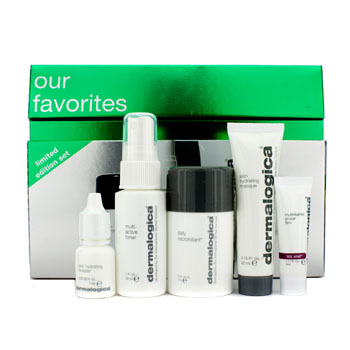 Our Favorites Set: Multi-Active Toner 30ml + Masque 22ml + Daily Microfoliant 13g + Booster 7ml + Power Firm 5ml Dermalogica Image