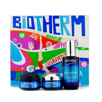 Blue Therapy Set: Serum 50ml + Cream SPF15 15ml + Night Cream 15ml Biotherm Image