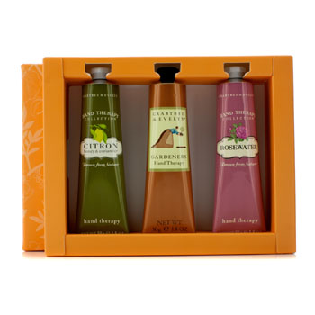 Hand Therapy Set: Citron 50g + Gardeners 50g + Rosewater 50g Crabtree & Evelyn Image