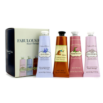 Fabulous Four Hand Therapy Set: Evelyn Rose + Lavender + Rosewater + Gardeners Crabtree & Evelyn Image