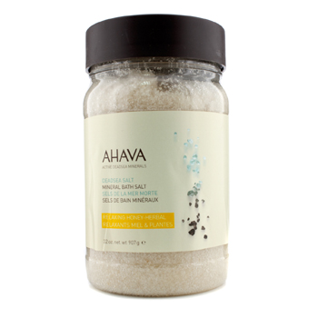 Deadsea Salt Relaxing Honey-Herbal Dead Sea Bath Salt Ahava Image