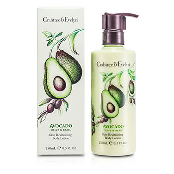 Avocado Olive & Basil Skin Revitalising Body Lotion Crabtree & Evelyn Image