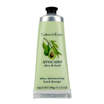 Avocado Olive & Basil Ultra-Moisturising Hand Therapy Crabtree & Evelyn Image
