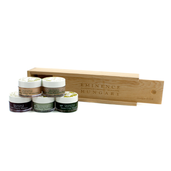 Starter Set (Oily Skin): Rosehip Moisturizer + Rosehip Masque + Sour Cherry Masque + Stone Crop Masque + Seven Herb Treatment Eminence Image