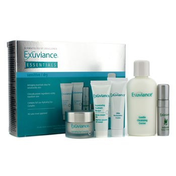 Essentials Kit (Sensitive/ Dry): Cleansing Creme + Eye Complex + Masque + Restorative Creme + Perfect 10 Serum Exuviance Image
