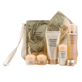 Benefiance Wrinkle Resist24 Travel Set: Cleansing Foam 50ml + Softener Enriched 75ml + Emulsion 15ml + Day Cream 10ml... Shiseido Image