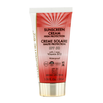 Sunscreen Cream High Protection SPF 50 (Waterproof) Vitacreme B12 Image