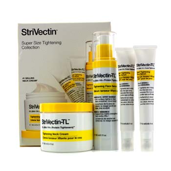 StriVectin Super Size Tightening Collection: Neck Cream 100ml + Face Serum 60ml + 2x Eye Serum 19ml Klein Becker (StriVectin) Image