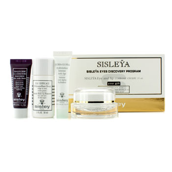 Sisleya Eyes Discovery Program: Eye & Lip Cream 15ml + Make-Up Remover 30ml + Cream Mask 10ml + Hydra-Global 10ml Sisley Image