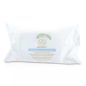 Quick Results Bye Bye Blackheads Cleansing Wipes Joey New York Image