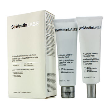 StriVectinLABS 5-Minute Weekly Glycolic Peel: Detoxifying Primer 50ml + AHA Activator 50ml Klein Becker (StriVectin) Image