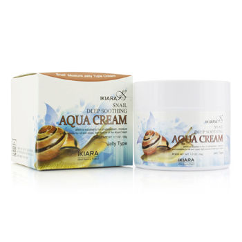 Aqua Cream (Moisture Jelly Type) - Snail Deep Soothing IKIARA Image