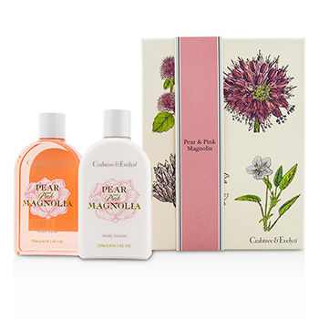 Pear & Pink Magnolia Duo: Body Wash 250ml + Body Lotion 250ml Crabtree & Evelyn Image