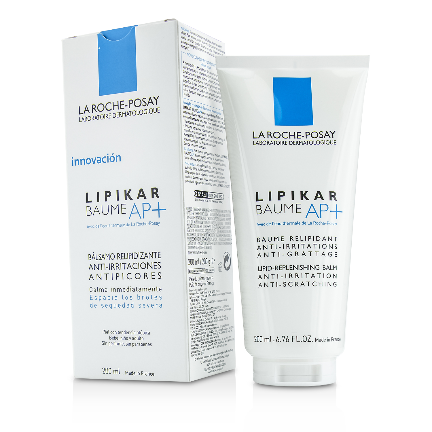 Lipikar Baume AP+ Lipid-Replenishing Balm Anti-Irritation Anti-Scratching La Roche Posay Image