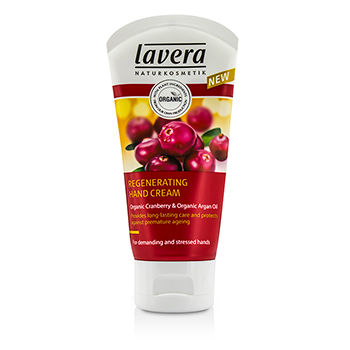 Organic Cranberry & Argan Oil Regenerating Hand Cream Lavera Image
