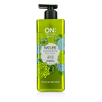 Nature Garden Body Wash ON THE BODY Image