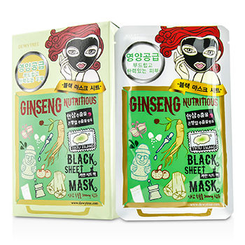 Black Sheet Mask - Ginseng Nutritiousk Dewytree Image