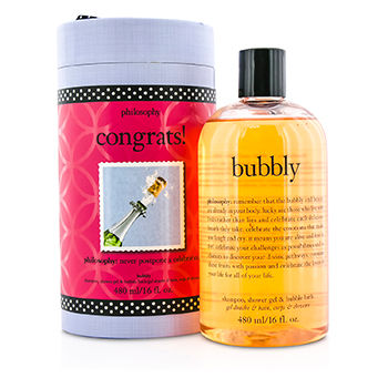 Congrats Bubbly Shampoo Shower Gel & Bubble Bath Philosophy Image