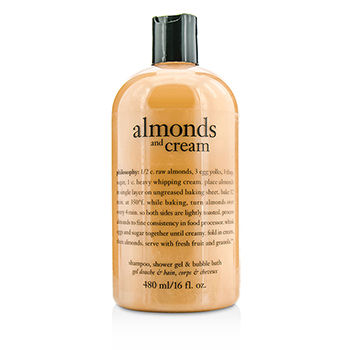 Almonds And Cream Shampoo Shower Gel & Bubble Bath Philosophy Image