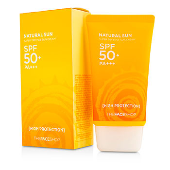 Natural Sun Super Defense Sun Cream SPF 50+ The Face Shop Image