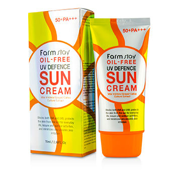 Oil Free UV Defence Sun Cream 50+ PA+++ Farm Stay Image