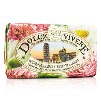 Dolce-Vivere-Fine-Natural-Soap---Pisa---White-Magnolia-Apricot-Blossom-and-Lilium-Nesti-Dante