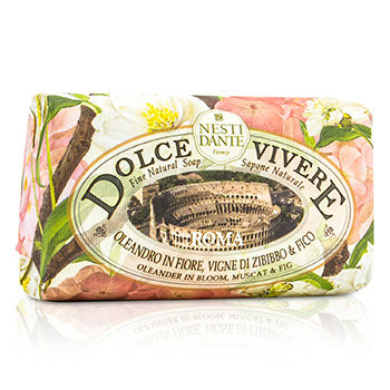 Dolce-Vivere-Fine-Natural-Soap---Roma---Olenander-In-Bloom-Muscat-and-Fig-Nesti-Dante