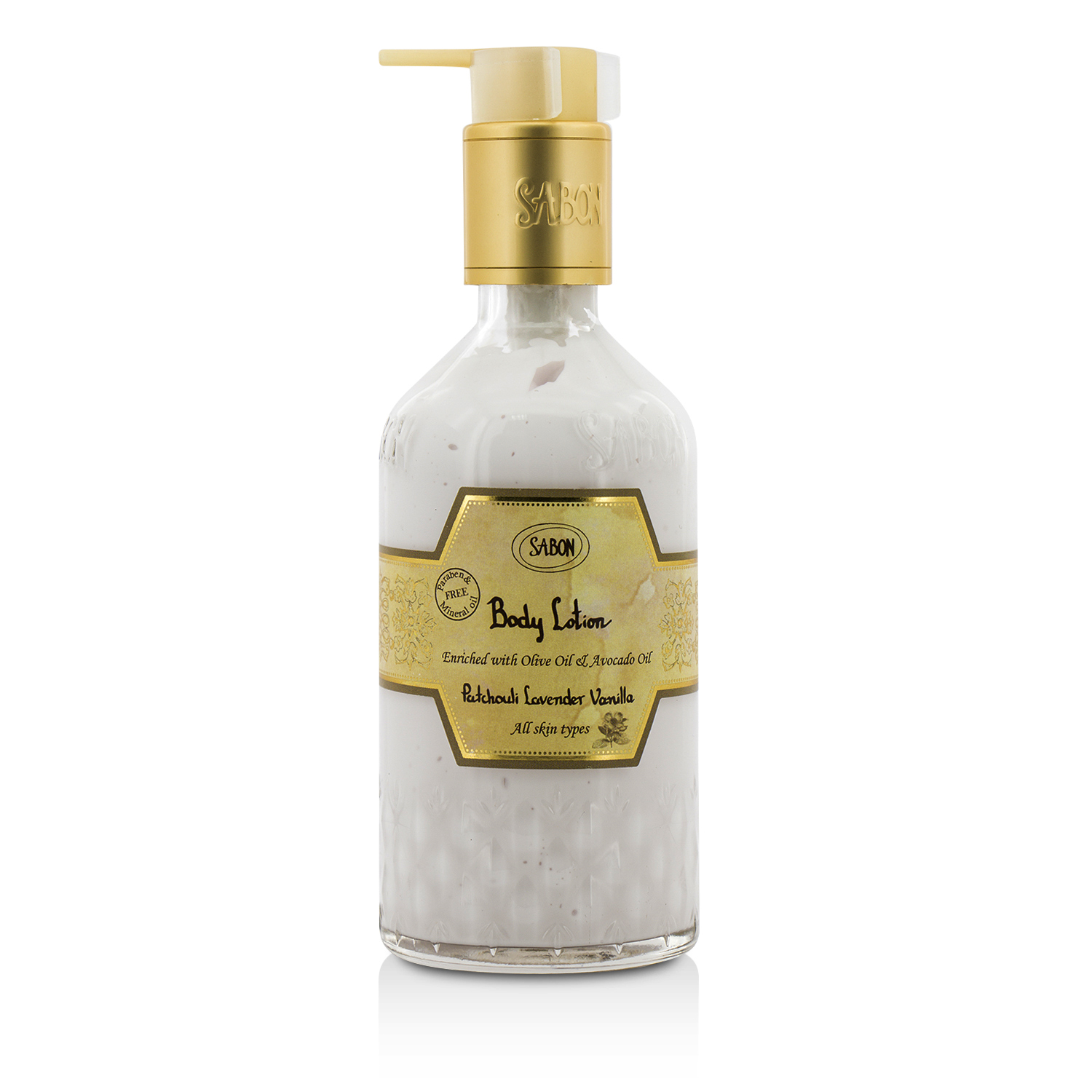 Body Lotion - Patchouli Lavender Vanilla (With Pump) Sabon Image