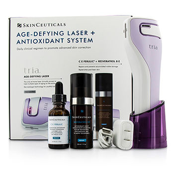 Age-Defying Laser + Antioxidant System: C E Ferulic + Resveratrol B E + Laser Device + Power Supply Skin Ceuticals Image