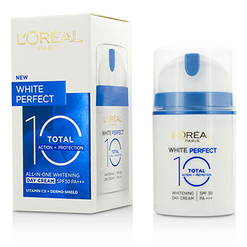 White Perfect Total 10 Whitening Day Cream SPF 30 ok LOreal Image