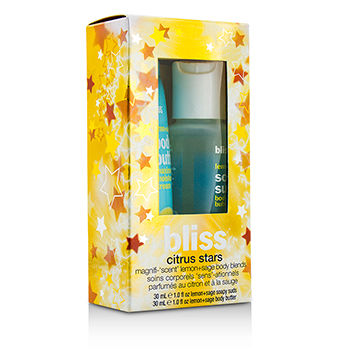 Citrus Stars Set: Lemon+Sage Soapy Suds 30ml + Lemon+Sage Body Butter 30ml Bliss Image