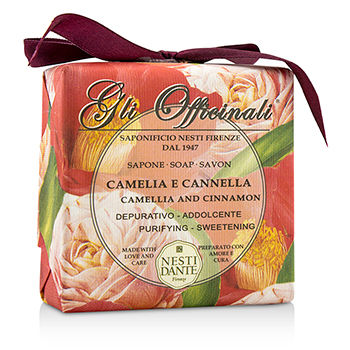 Gli-Officinali-Soap---Camellia-and-Cinnamon---Purifying-and-Sweetening-Nesti-Dante