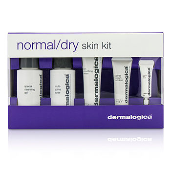 Normal/ Dry Skin Kit: Cleanser + Toner + Smoothing Cream + Exfoliant + Eye Reapir Dermalogica Image