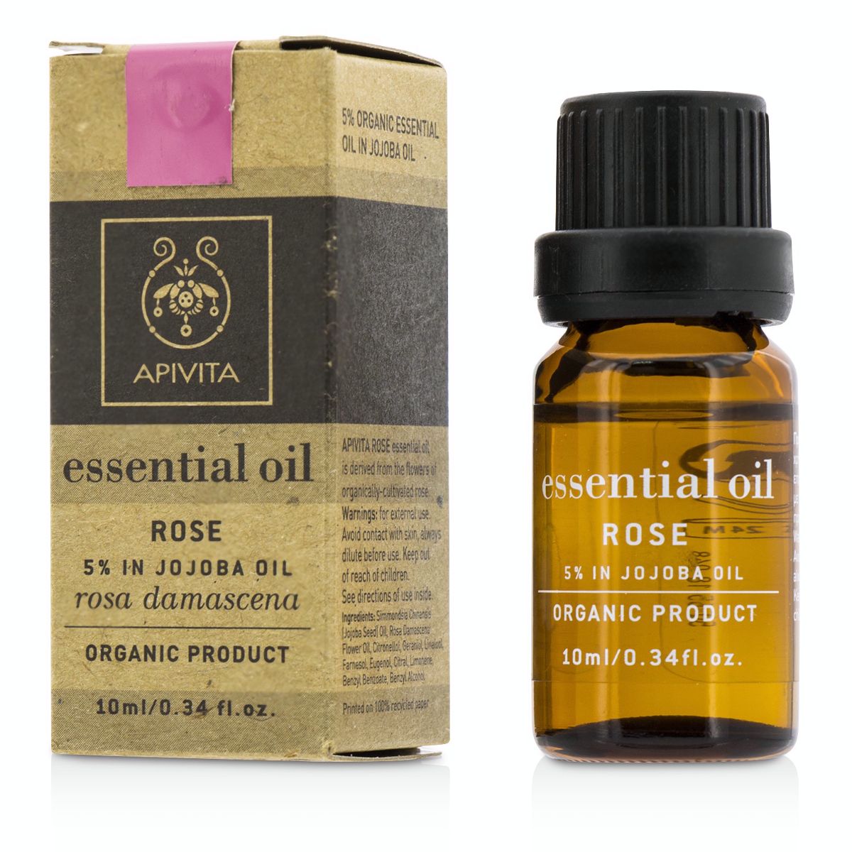 Essential Oil - Rose 5% In Jojoba Oil Apivita Image