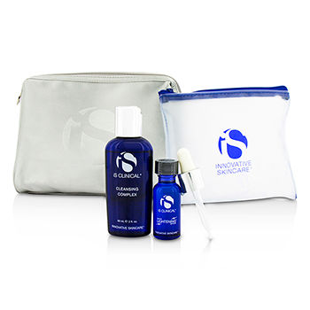 Hyperpigmentation Travel Kit: Cleansing Complex 60ml + White Lightening Serum 15ml + Bag (Exp. Date: 10/2016) IS Clinical Image