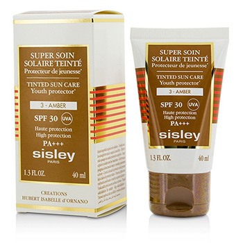 Super Soin Solaire Tinted Youth Protector SPF 30 UVA PA+++ - #3 Amber Sisley Image