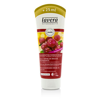 Organic Cranberry & Argan Oil Regenerating Shower Cream - For Dry To Very Dry Skin (Limited Edition) Lavera Image
