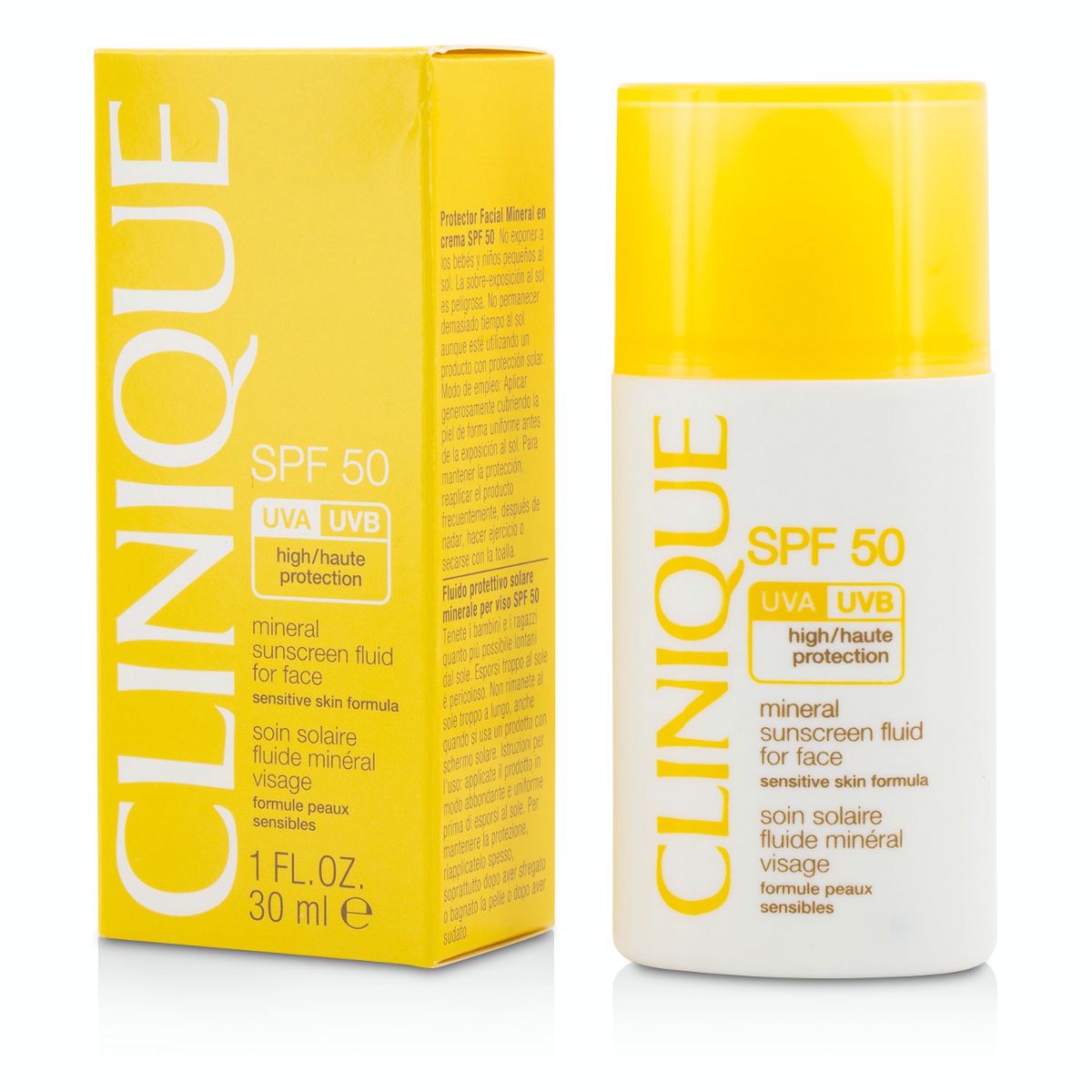 Mineral Sunscreen Fluid For Face SPF 50 - Sensitive Skin Formula Clinique Image
